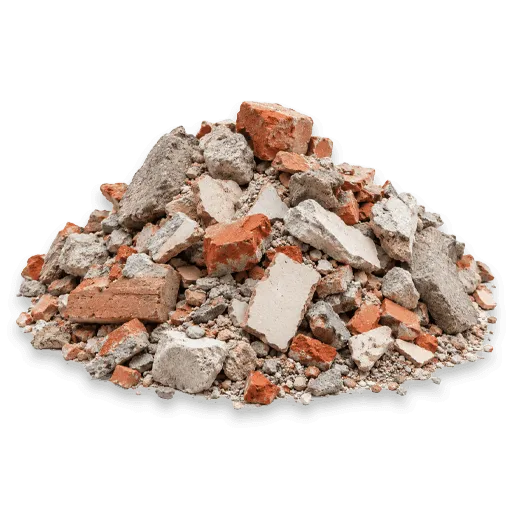cumulo di calcinacci per illustrare il servizio di ritiro e smaltimento materiali edili